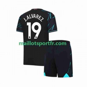 Maillot de Foot Manchester City Julian Alvarez 19 Enfant Troisieme 2023/24